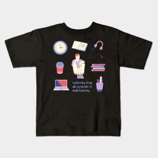 suffering from an epidemic of multitasking Kids T-Shirt